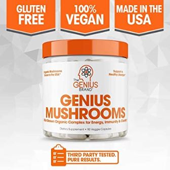 Genius Mushroom – Lions Mane, Cordyceps and Reishi