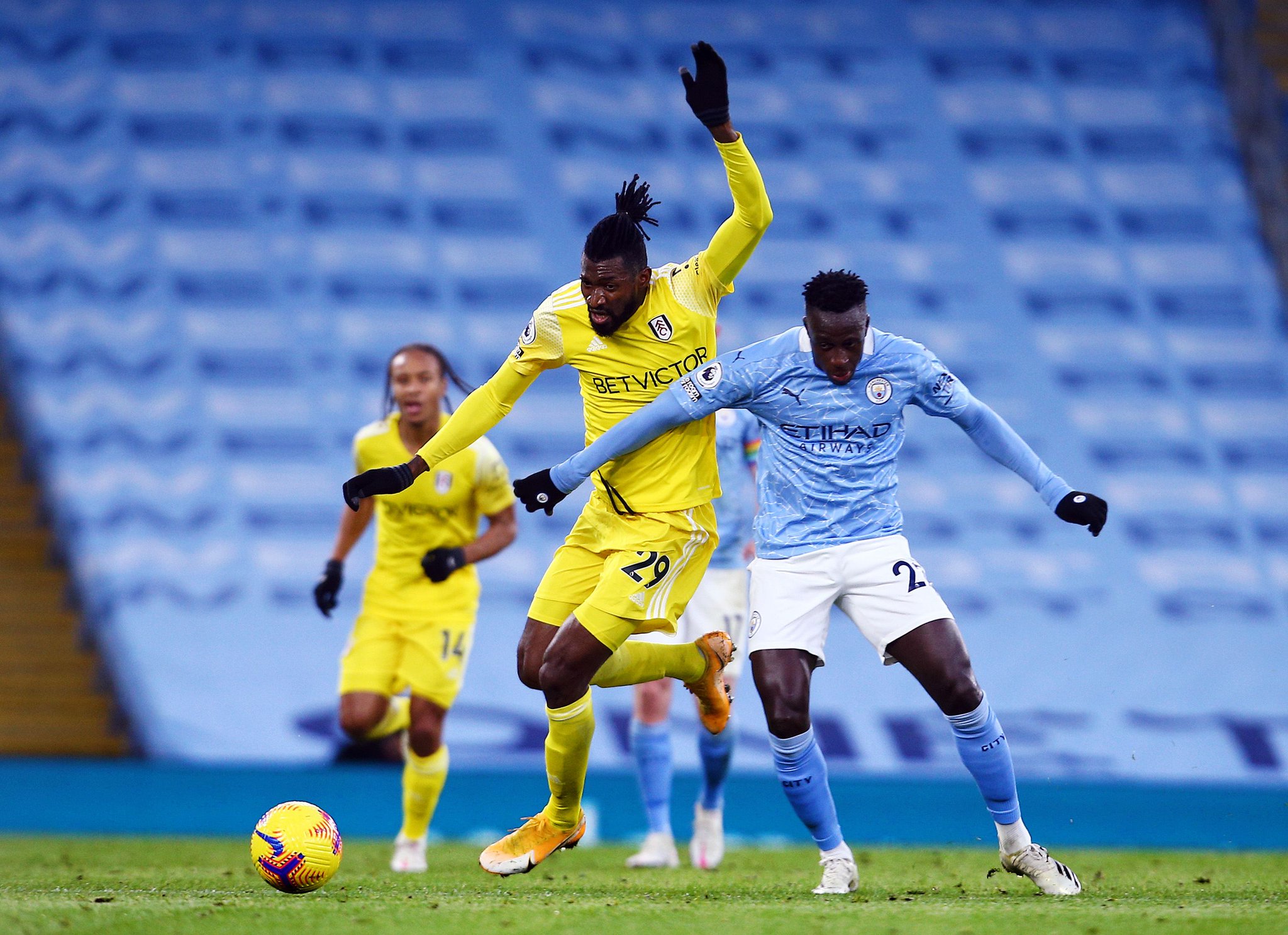 Premier League: Aina Suffer Defeat With Fulham Away To Man City