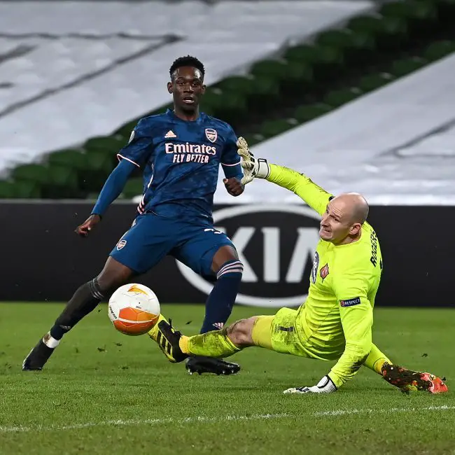 Balogun Voted Arsenal’s Man Of The Match In Europa League Win Vs Dundalk
