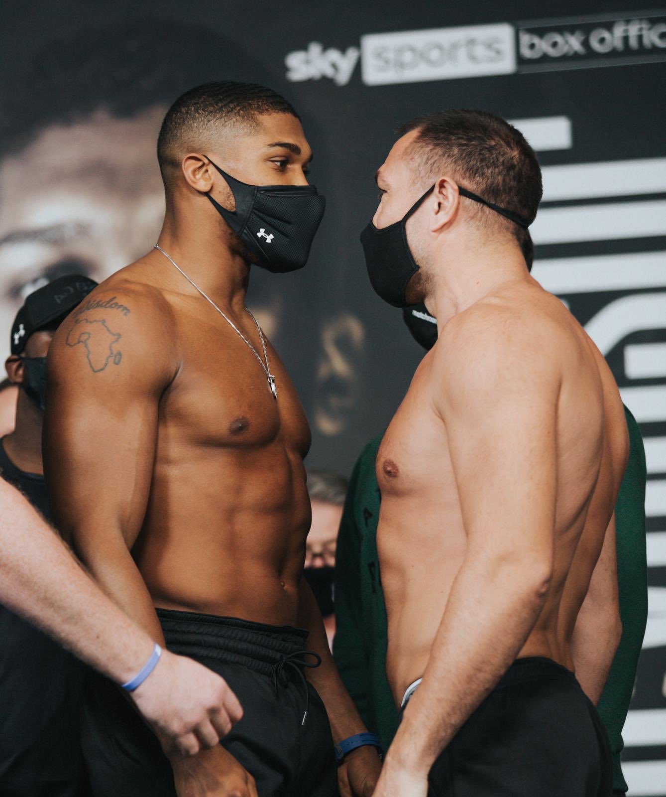 Joshua, Pulev Trade Angry Words At Fiery Weigh-In