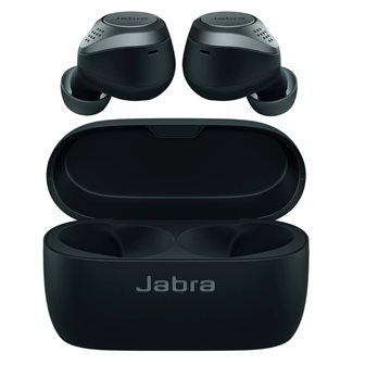 Jabra Elite 75t Ohrhörer – True Wireless Ohrhörer mit Ladebox, Titanschwarz