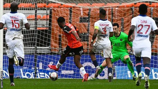 Ligue 1: Nigerian Forward Moffi’s Late Goal Sinks PSG