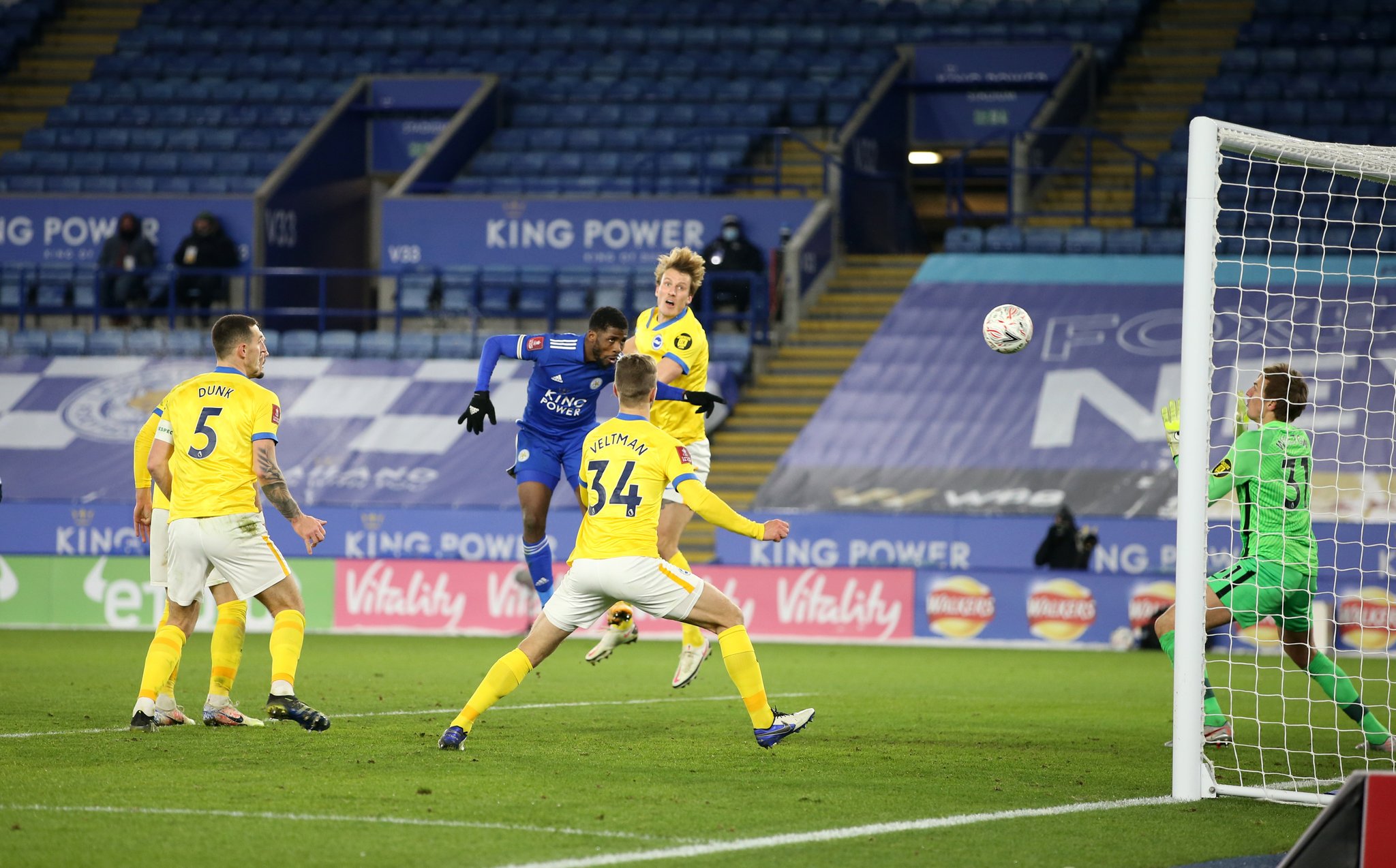 FA Cup: Ndidi Returns As Iheanacho’s Late Strike Vs Brighton Sends Leicester Into Quarter-final