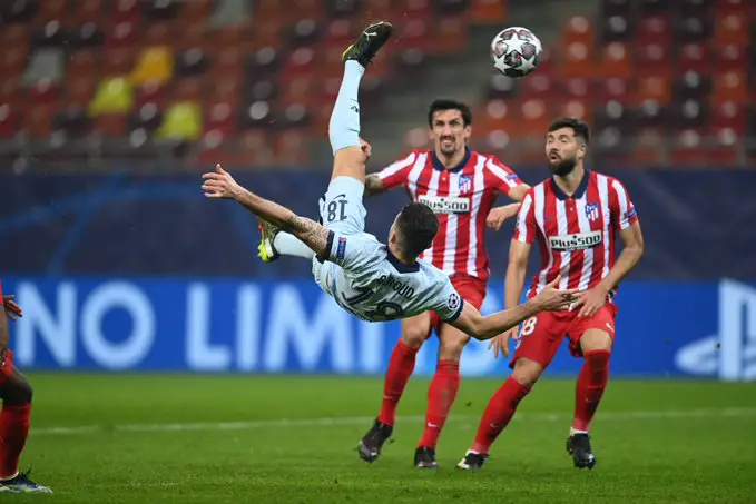 UCL Round Of 16: Giroud’s Spectacular Goal Seals First-Leg Win For Chelsea Away To Atletico As Bayern Thrash Lazio