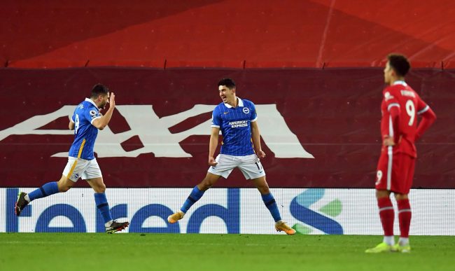 Premier League: Brighton Shock Liverpool, Claim First Win At Anfield In 37 Years