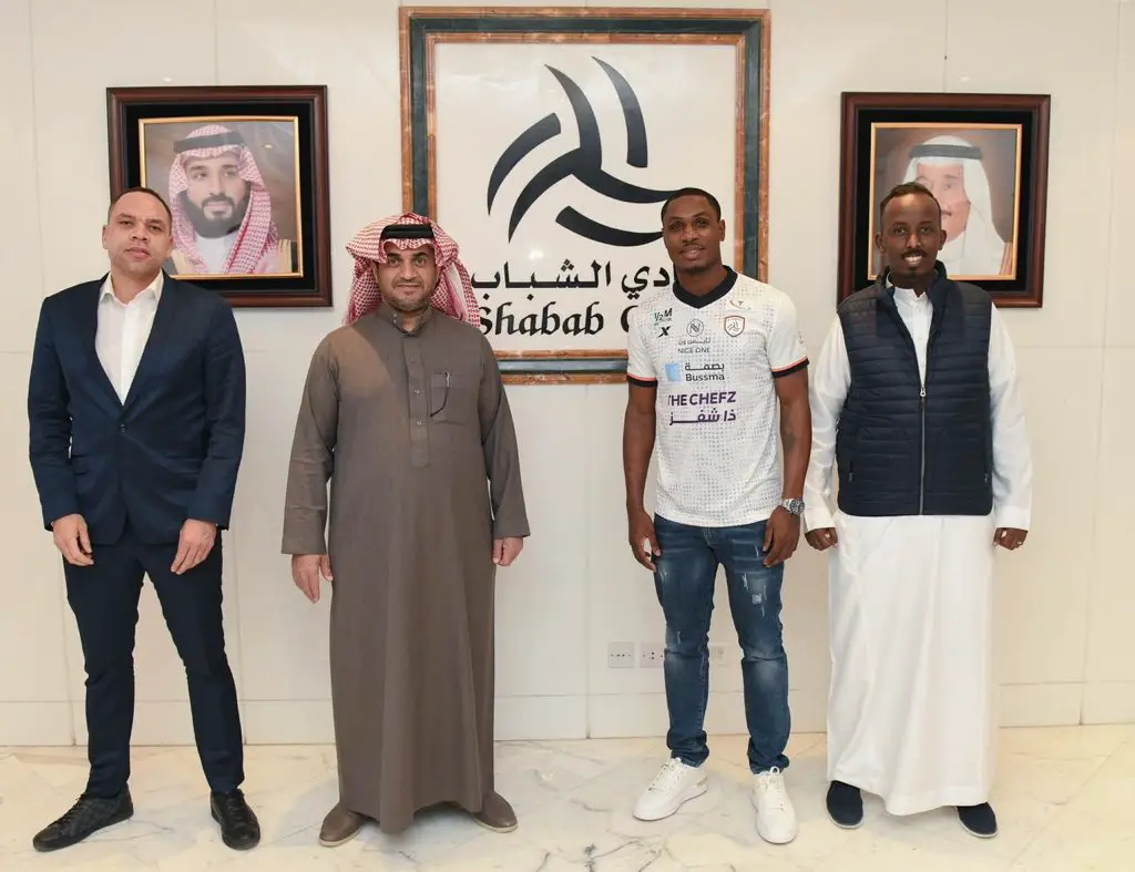 Ighalo Celebrates Al Shabab Move; Pictured In Training With New Club