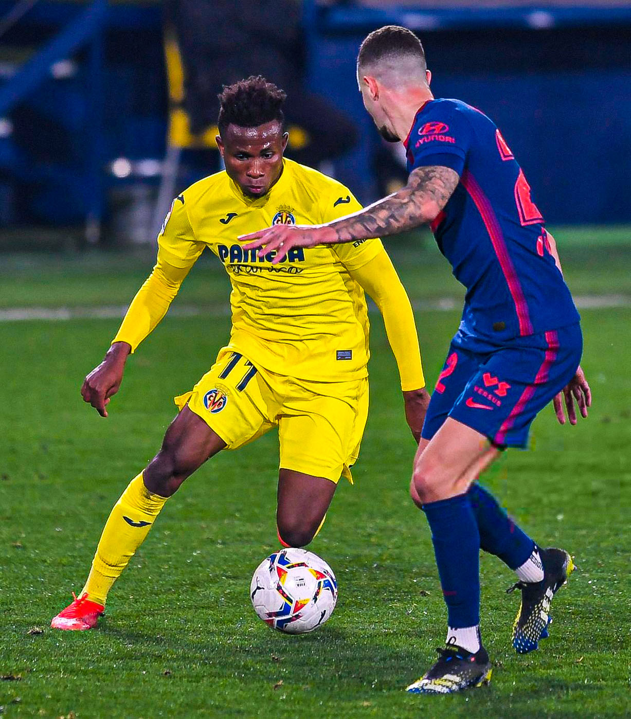 Chukwueze Named Man Of The Match In Villarreal’s Home Loss  To Atletico Madrid