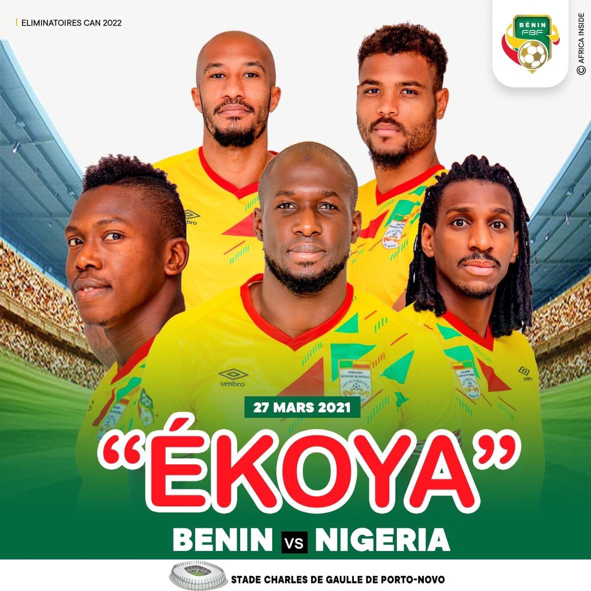 2021 AFCONQ: Benin  Name Enyimba Defender , PSG Star, 21 Others  In Squad For Super Eagles Clash