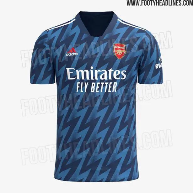 Arsenal’s New Third Kit For 2021/22 Season Leaked Online