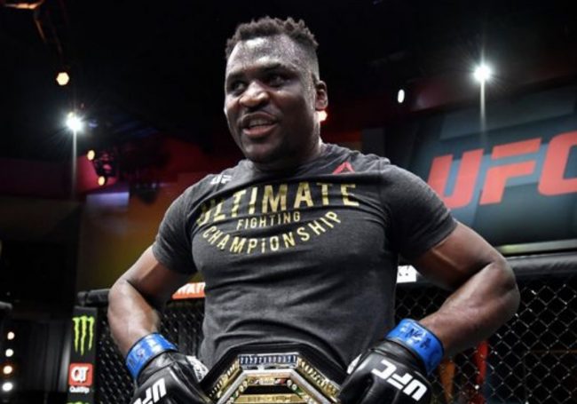 Francis Ngannou calls out Joshua and Fury after UFC title win