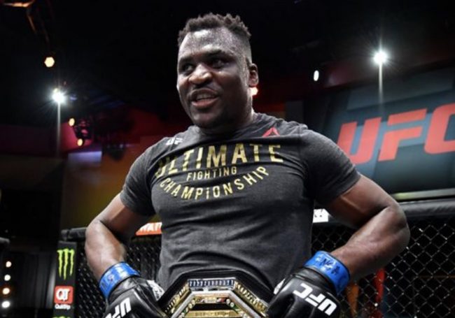 Francis Ngannou Calls Out Joshua And Fury After UFC Title Win