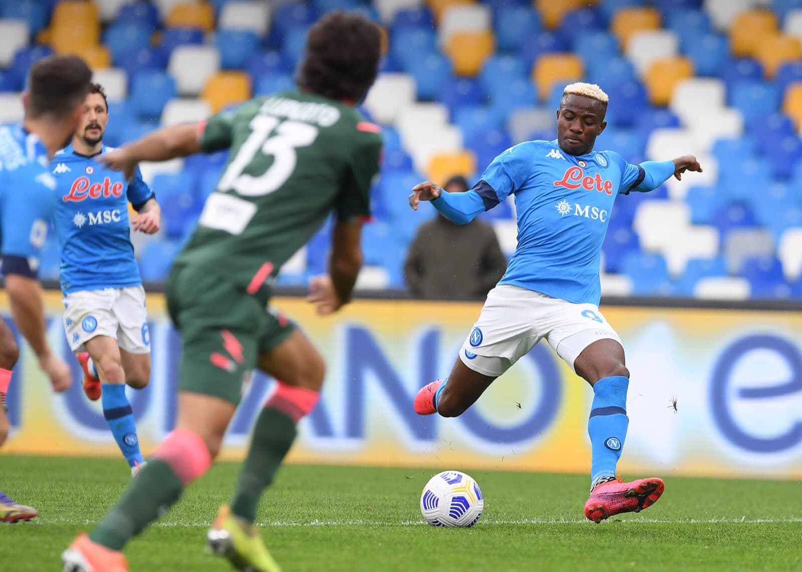 Serie A:  Osimhen, Nwankwo On Target As Napoli Pip Crotone At Home