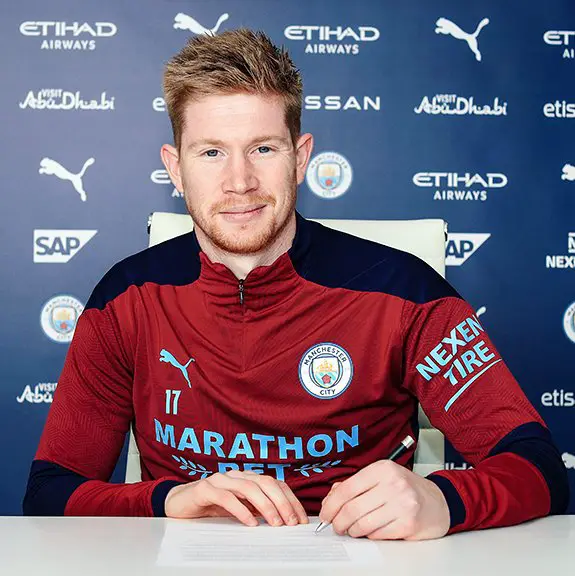De Bruyne Signs Two-Year Contract Extension At Man City 