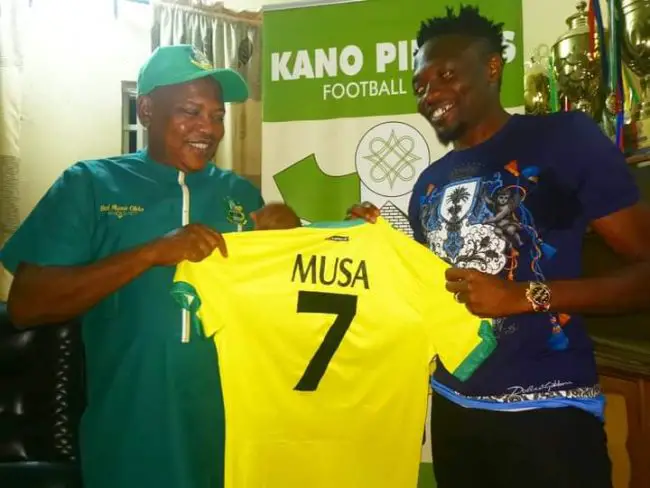 Kano Pillars Unveil Ahmed Musa Kano Pillars Unveil Ahmed Musa