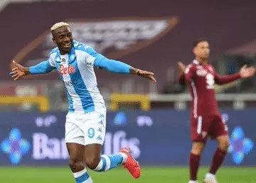 Serie A: Osimhen On Target Again As Napoli Beat Torino Away, Move Ahead Of Juve Into Third Place 