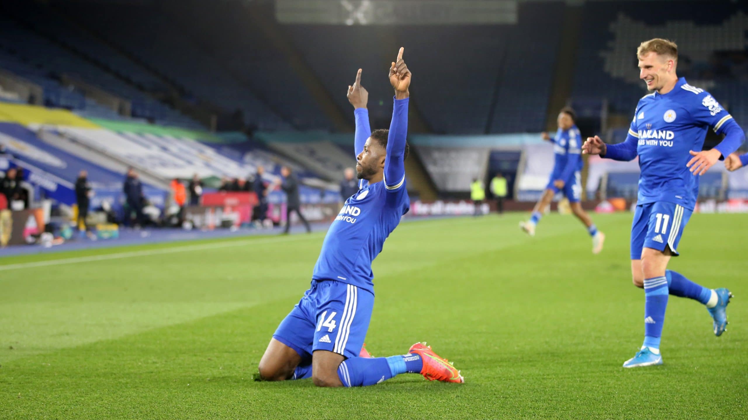 Premier League: Iheanacho Stunner Keeps Leicester’s Champions League Bid On Track