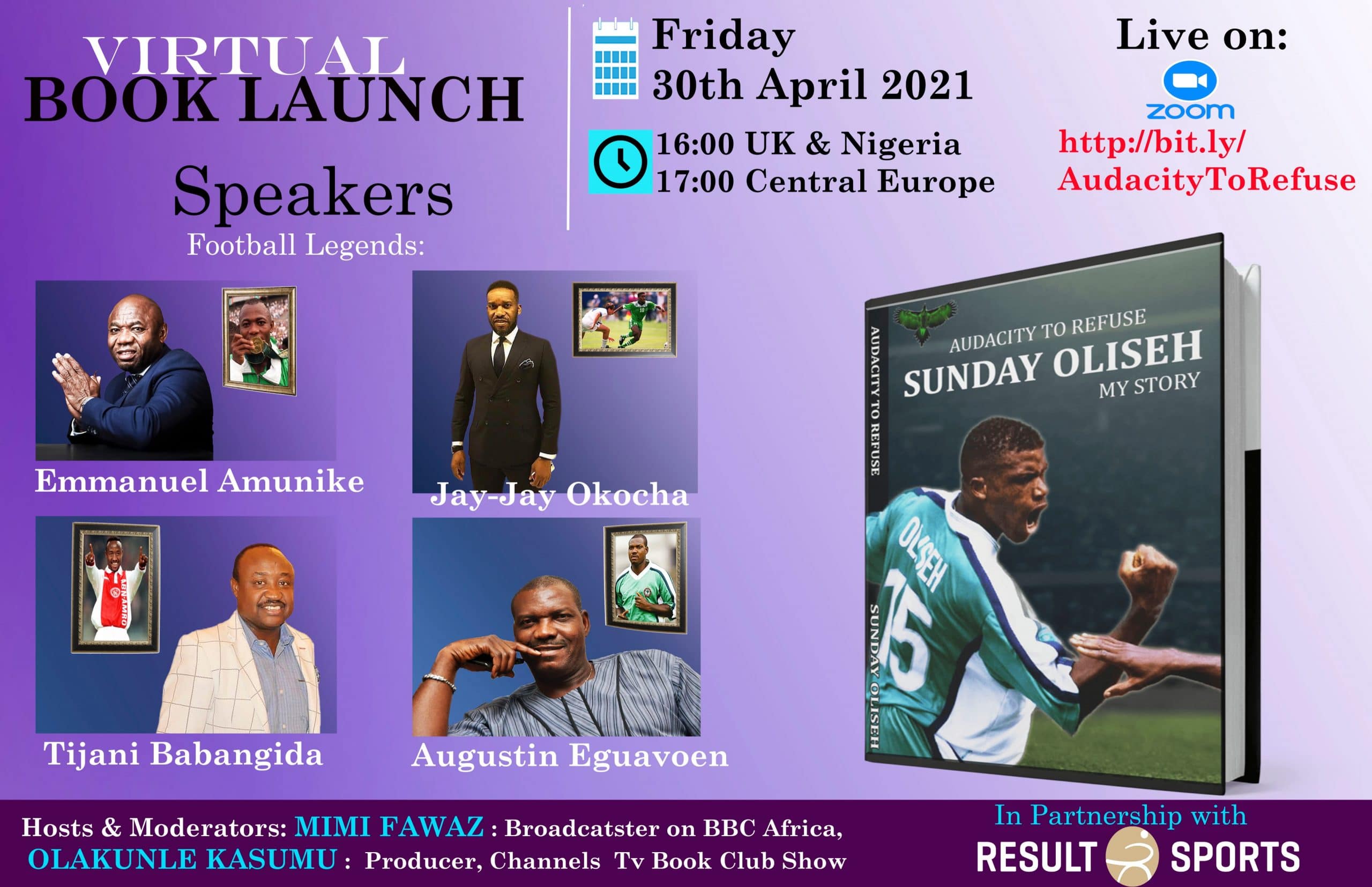 Oliseh Launches Compelling Book ‘Audacity To Refuse’ April 30