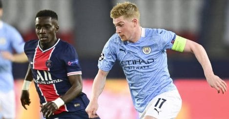 De Bruyne Reveals Guardiola Half-time Message In City’s Comeback Win Vs PSG