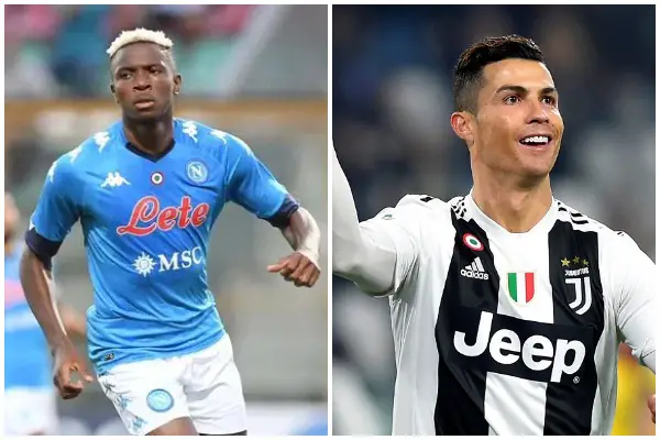 Osimhen Out To Truncate Ronaldo’s Title Hopes As Napoli Host Juventus