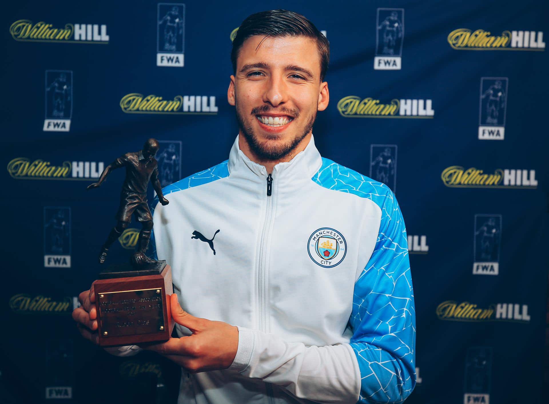Man City Star Dias Wins 2021 Football Writers’ Player Of The Year Award