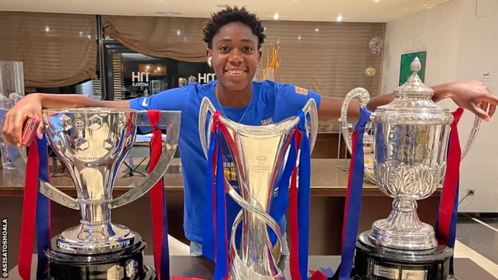 Oshoala Keen To Win More Trophies With Barcelona