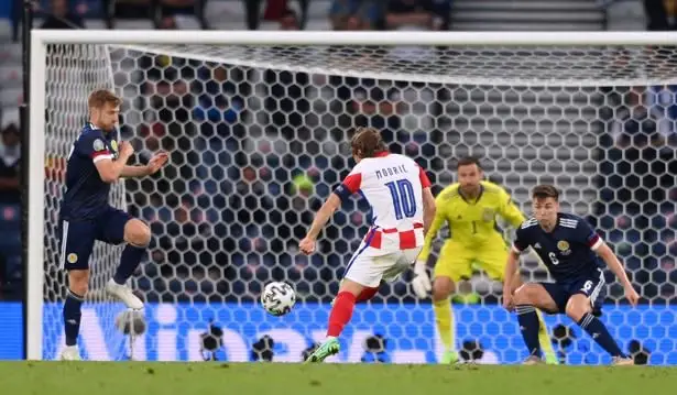 Euro 2020: Modric Nets Wonder Goal As Croatia Outclass Scotland To Qualify For Rd Of 16