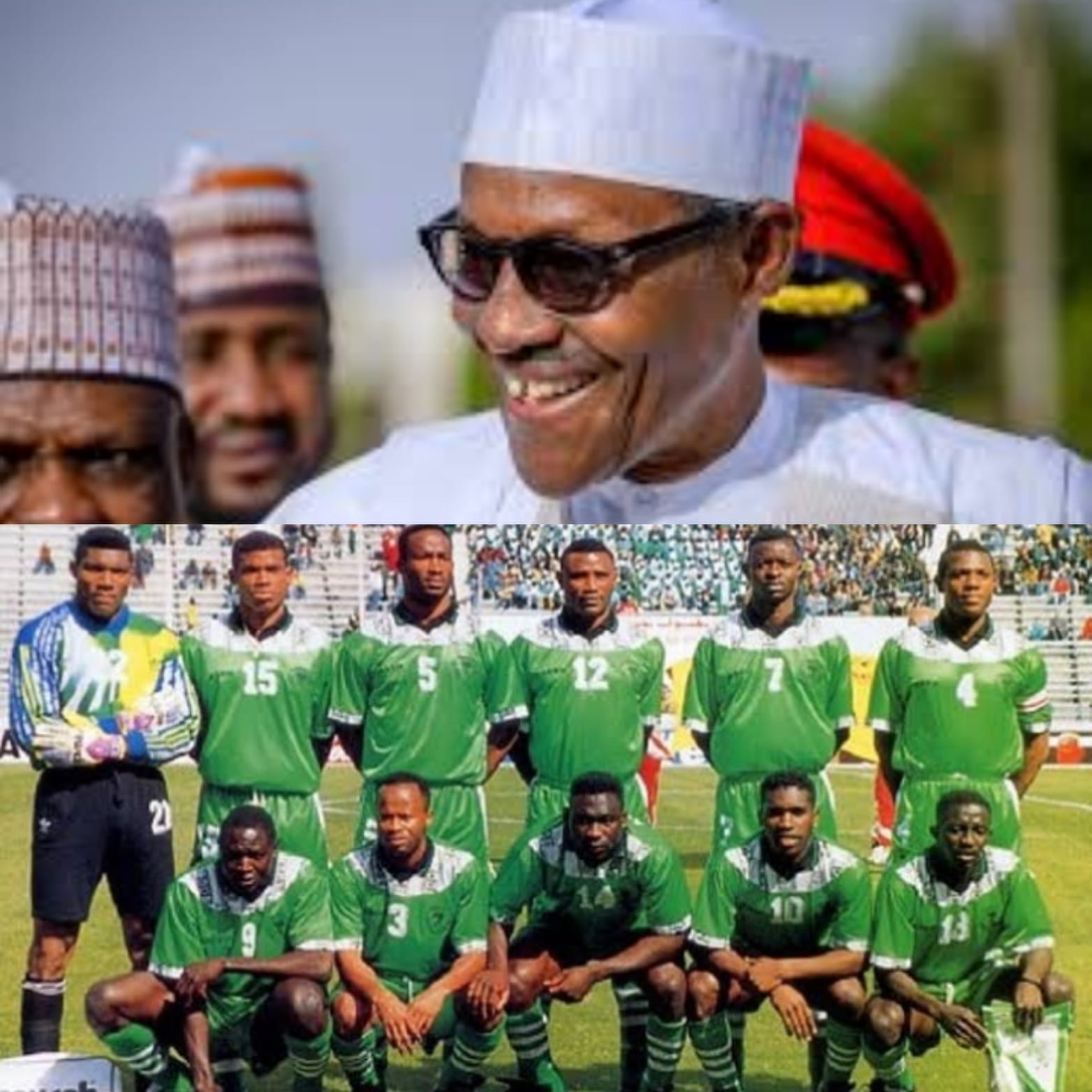 Sports Minister Dare Commends President  Buhari For Allocating Houses To ’94 Eagles