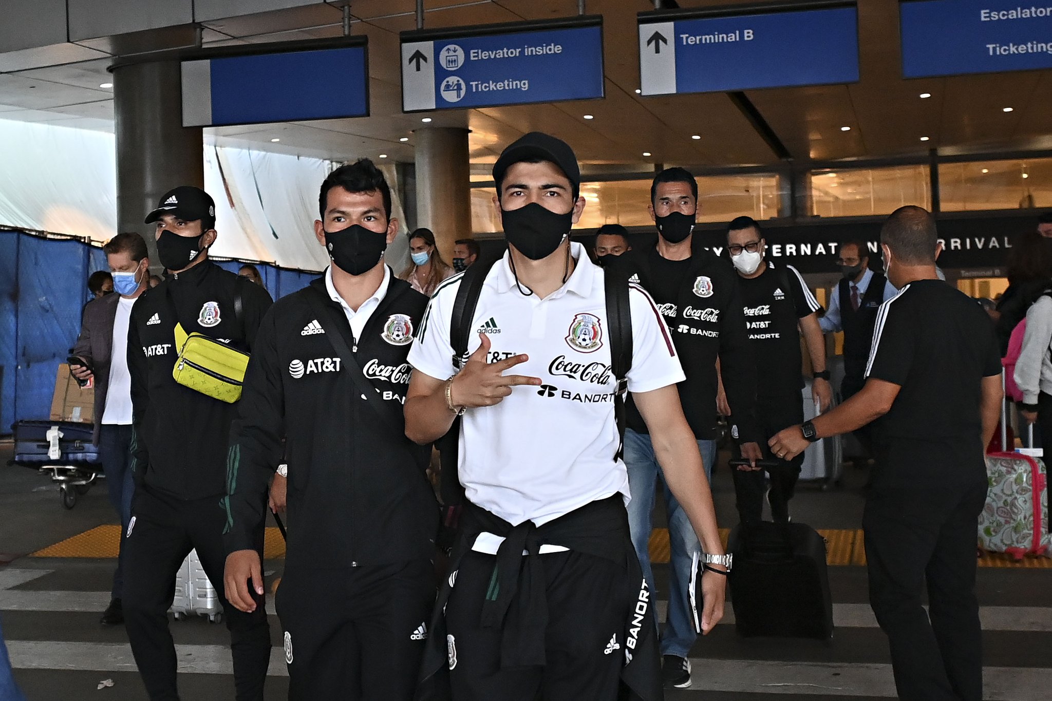 Mexico Arrive  Los Angeles For Super Eagles Friendly