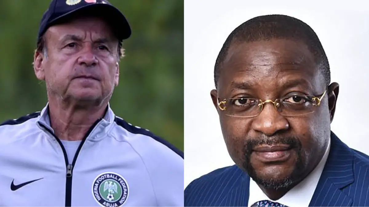 Rohr Must Watch His Mouth And Stop Discriminating Against NPFL Players -Sports Minister Warns