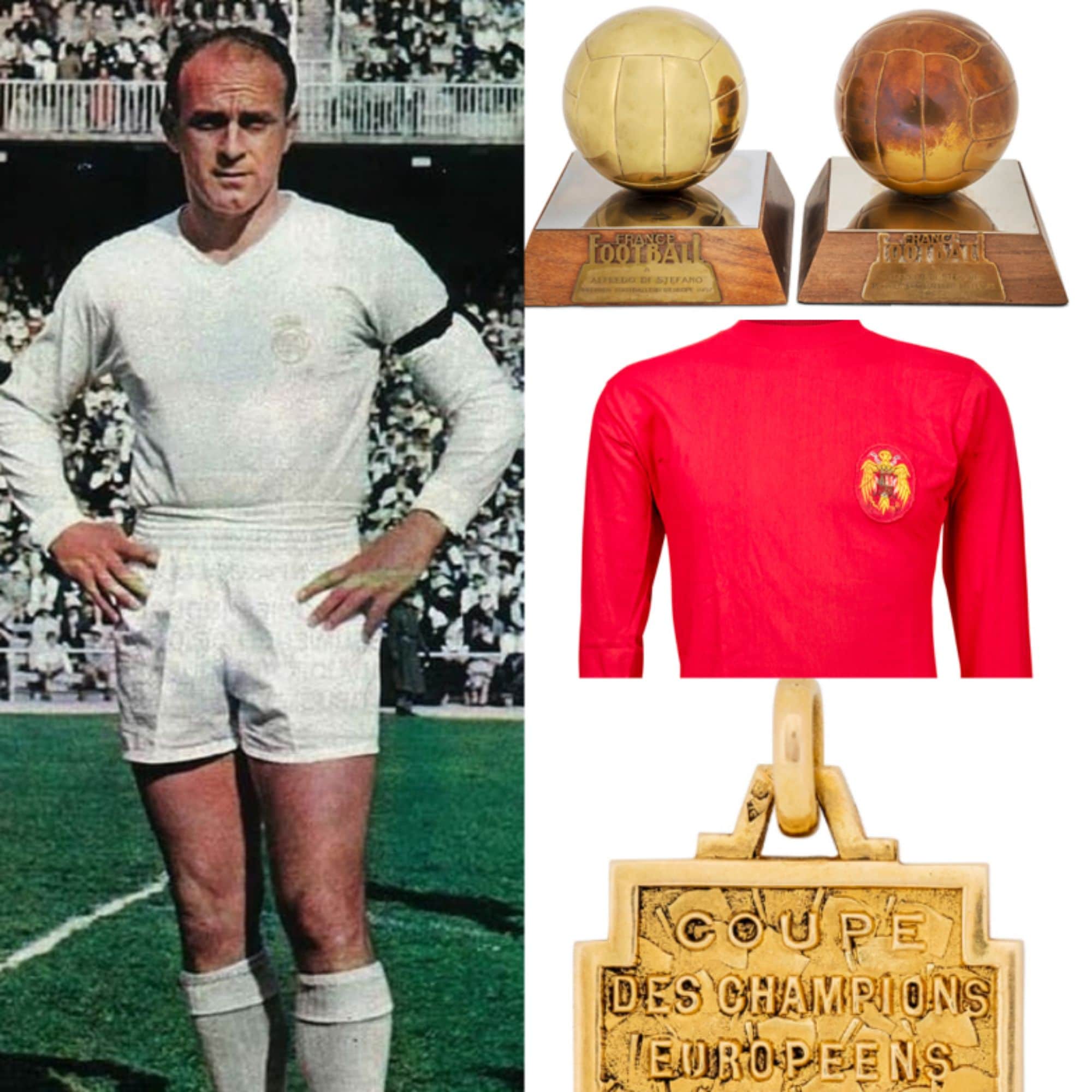 Stefano’s Ballon d’Or Awards, Iconic Jerseys, UCL/LaLiga Gold Medals Up For Auction