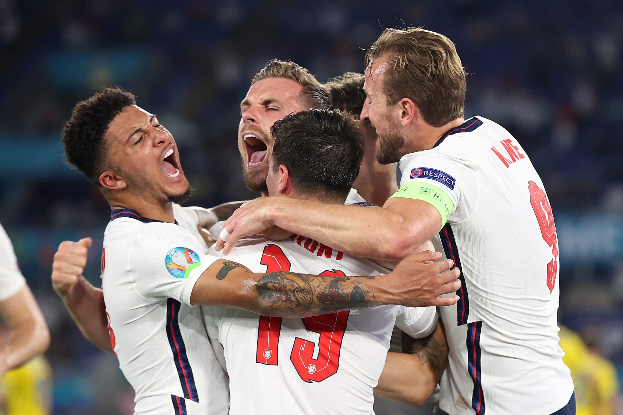 Euro 2020: Kane Bags Brace As England Outclass Ukraine To Cruise Into Semi-finals
