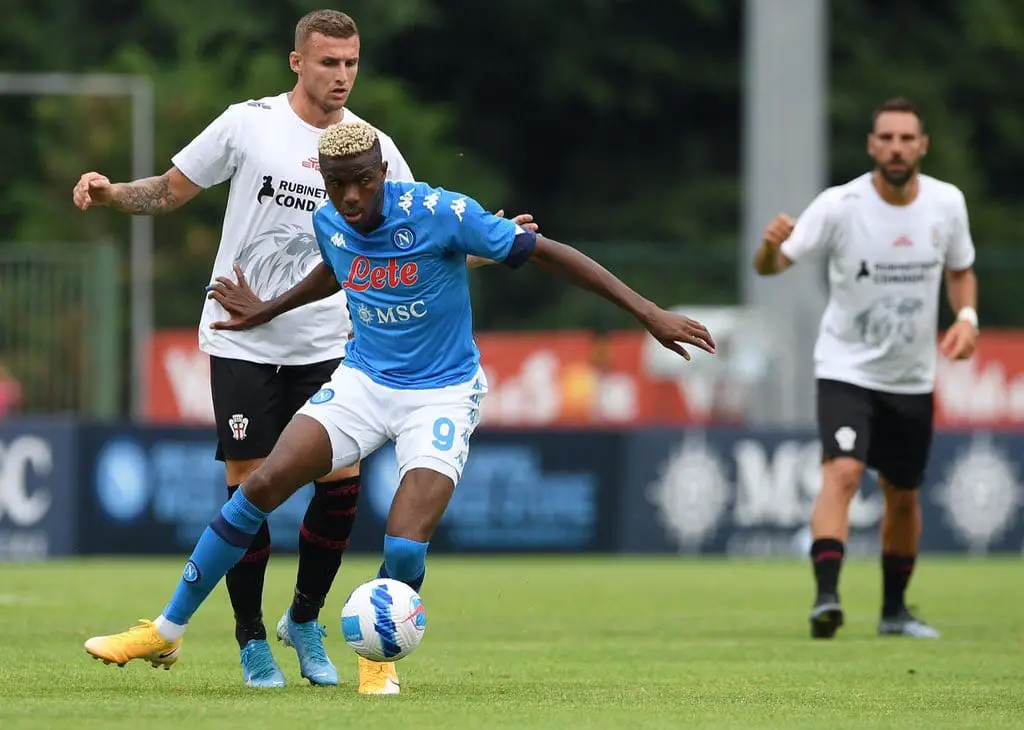 Napoli Boss Spalleti Hails  ‘Important Player’ Osimhen After Friendly Win Vs Pro Vercelli