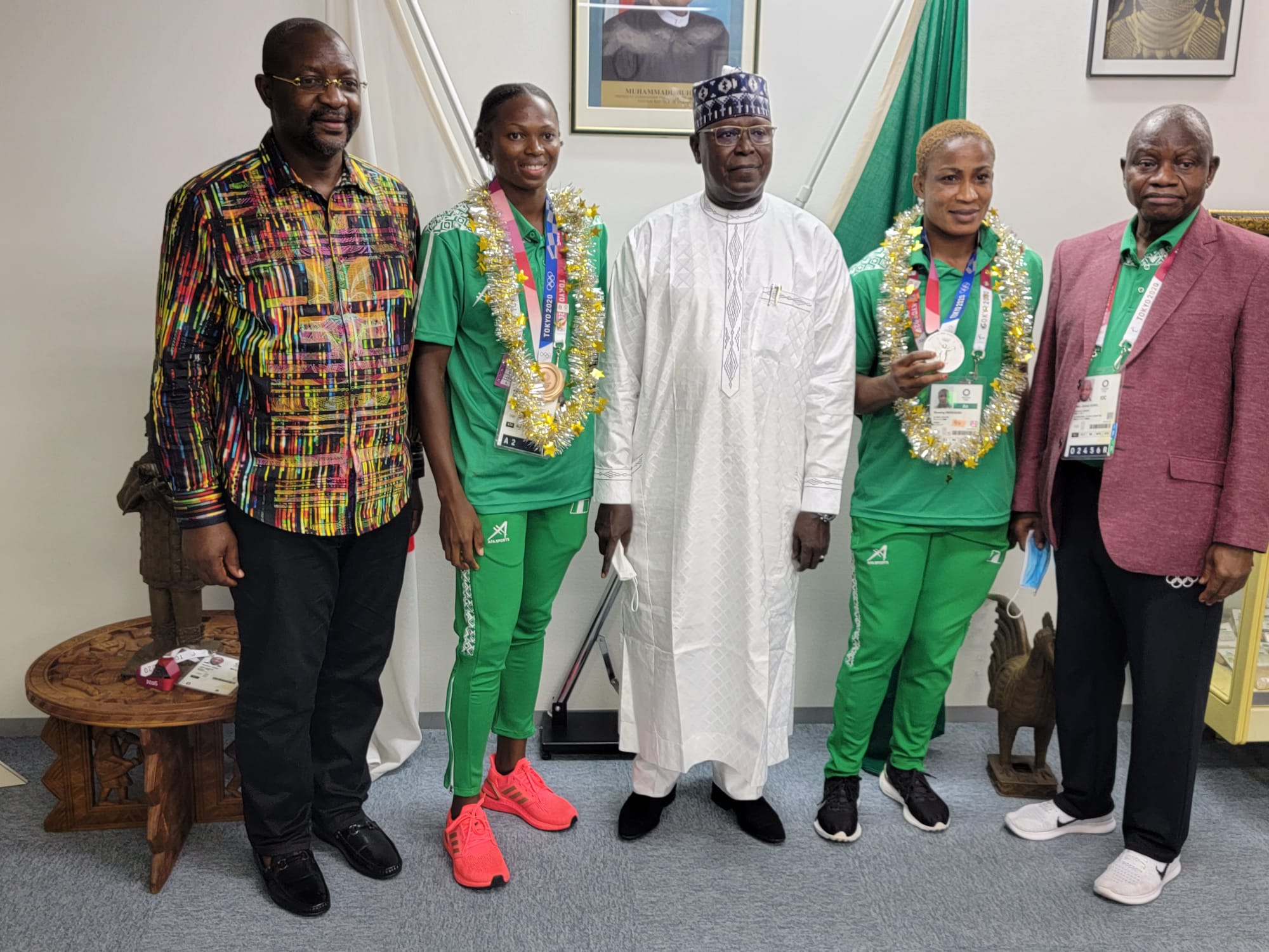 Nigeria Ambassador To Japan Hosts Team Nigeria