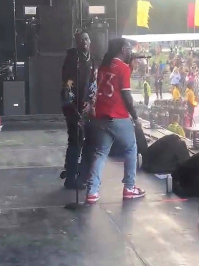 Pogba Celebrates Man United’s Win Over Newcastle With Burna Boy At Music Festival