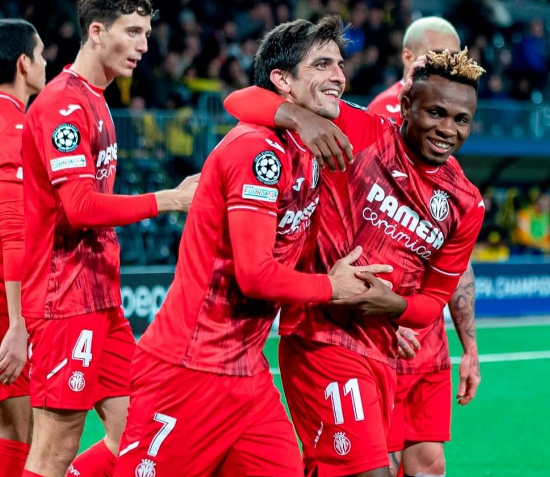 UCL: Chukwueze Scores In Villarreal’s Big Win At Young Boys; Ronaldo Sets New Record In United’s Comeback Win vs Atalanta 