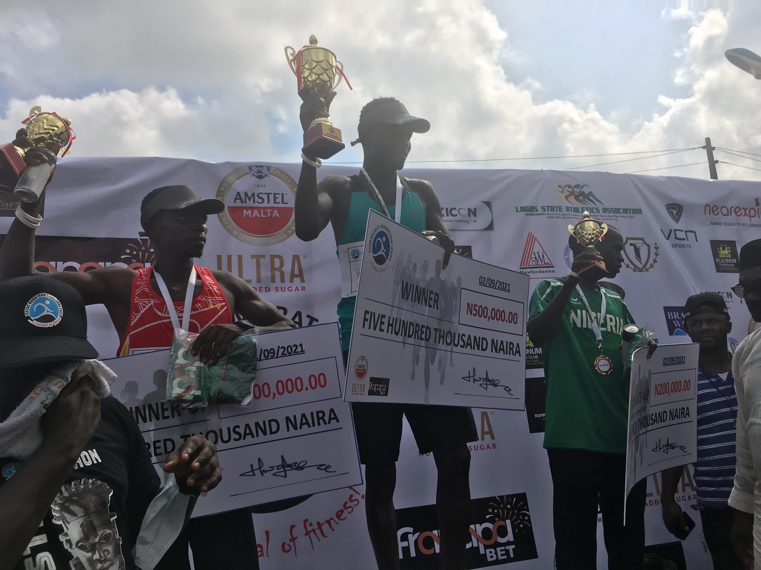 2021 Festac Half Marathon: Sajo From Cross Rivers Emerges Champion, Wins N500,000 Cash Prize