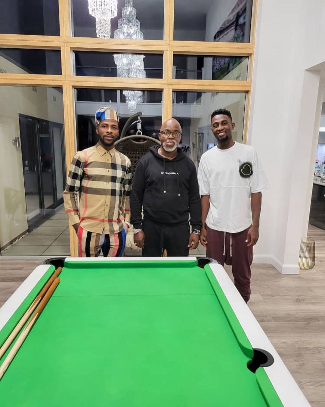 Pinnick Talks Up Hangout With Ndidi, Iheanacho, Etebo In Leicester;  Ighalo’s Likely Return, Lookman’s Nigeria Switch