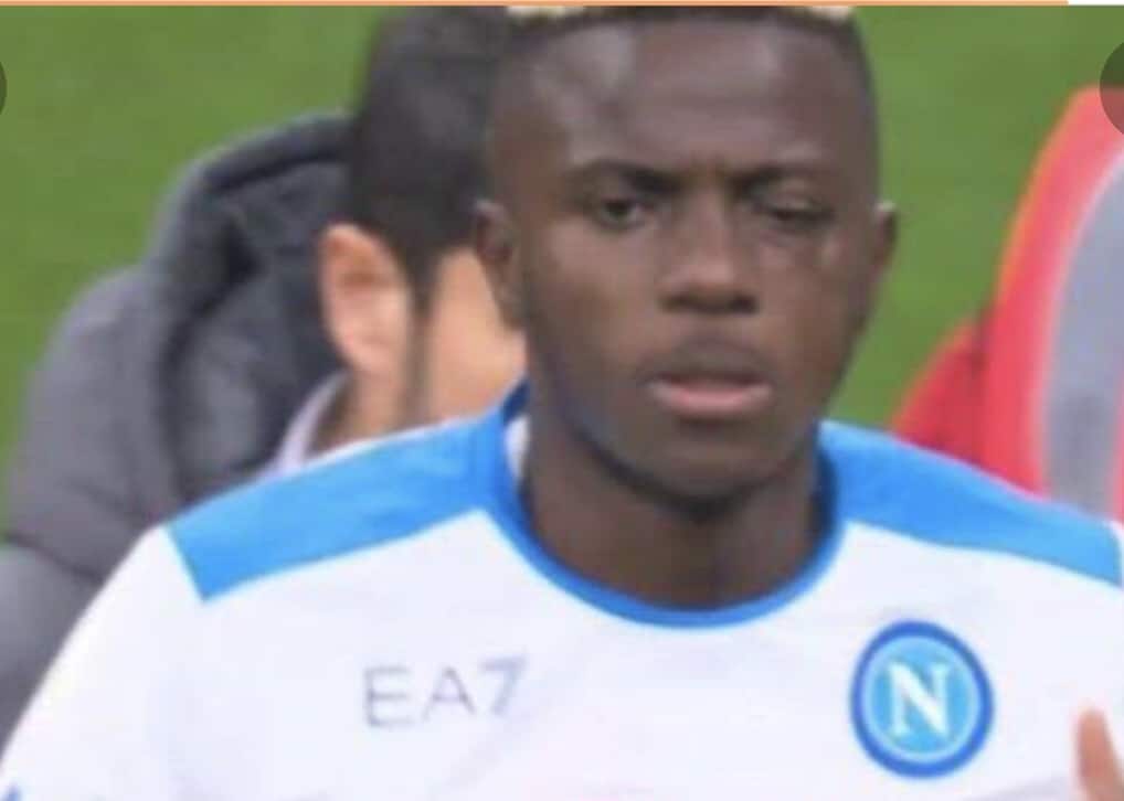 Osimhen Rushed To Hospital With Face Injury As Inter Inflict First League Defeat On Napoli