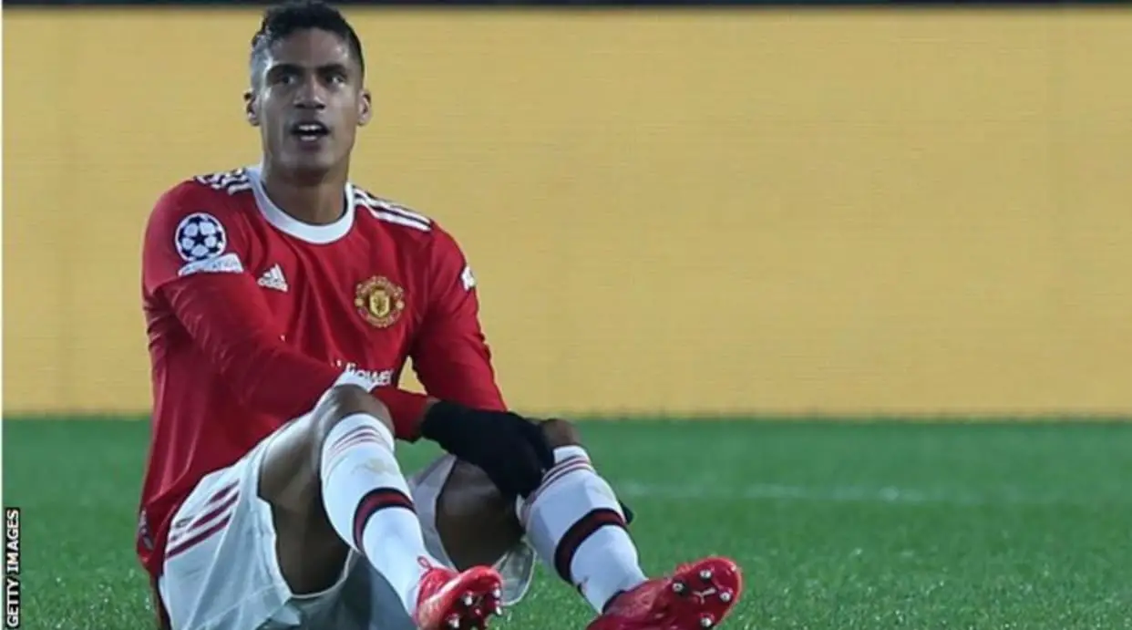 Varane Doubtful For Manchester Derby With Hamstring Injury