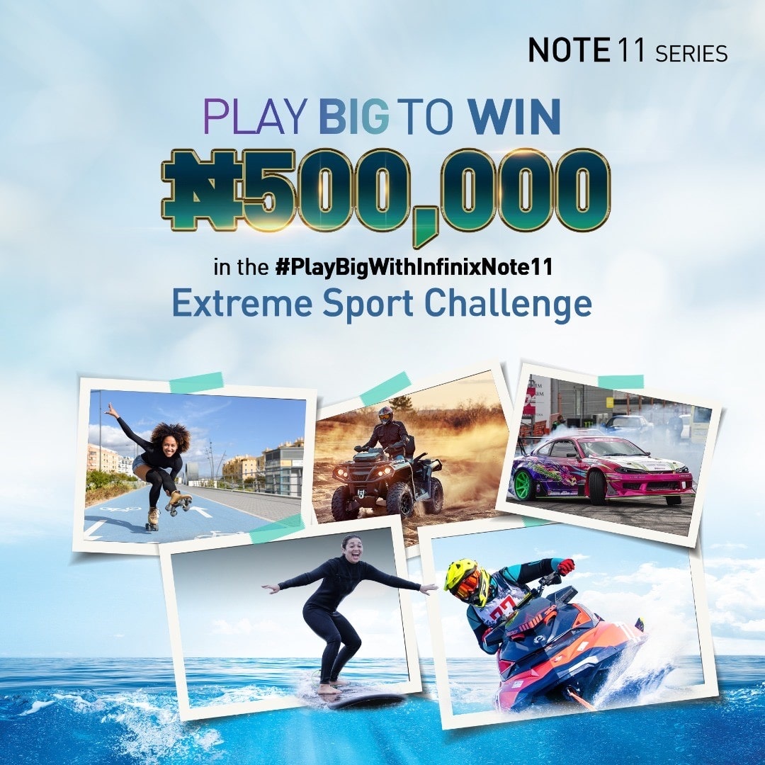 Join The Play Big Challenge With Infinix. Share Your Extreme Sports Clip And Win Big!