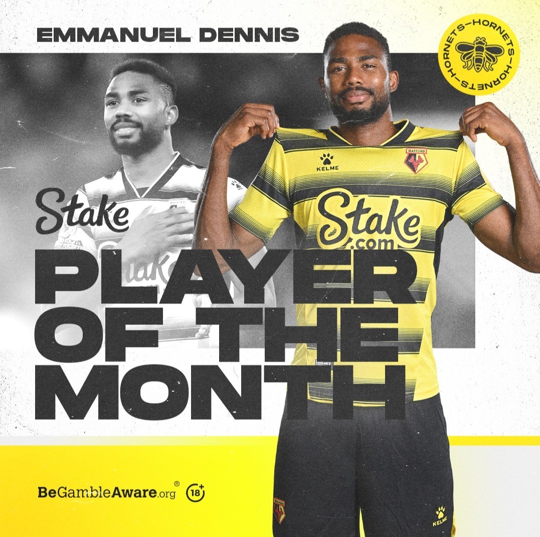 Dennis Wins Watford Player, Goal Of The Month Awards For November 