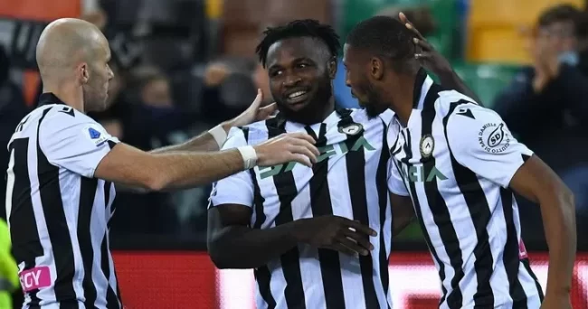 Le patron de l'Udinese salue le succès après sa victoire contre Crotone