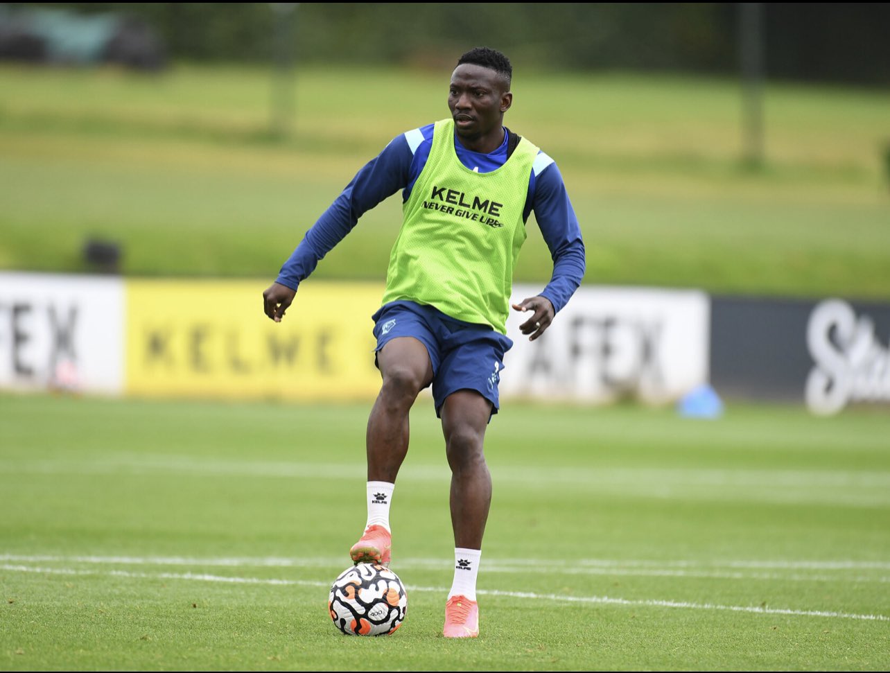 Etebo Returns To Training  After Injury- induced Layoff