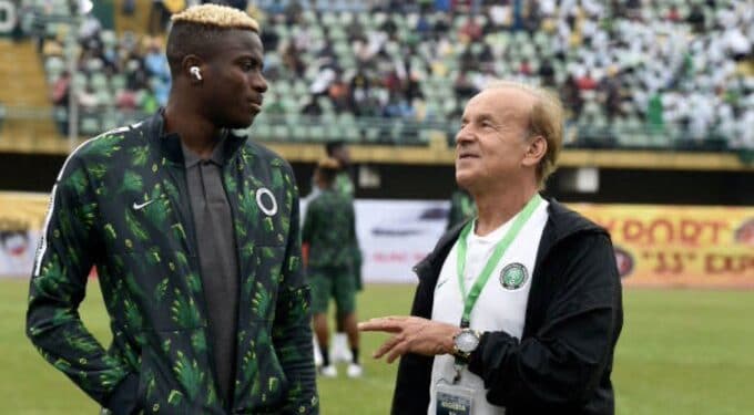 ‘Thank You For Everything’ — Osimhen Pays Tribute To Rohr After Nigeria Sacking