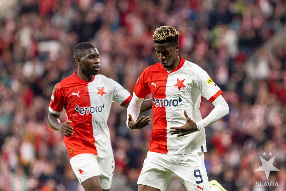 Olayinka Delighted To Make History With Slavia Prague