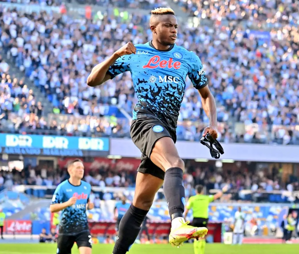 Serie A: Osimhen Grabs Hat-Trick In Napoli’s Big Win Against Sassuolo