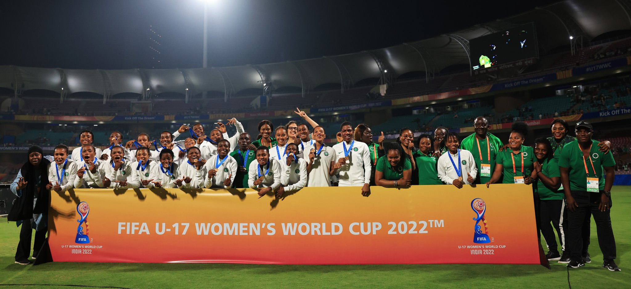 2022 U-17 WWC: Peseiro Revels In Flamingos’ Bronze Medal Success