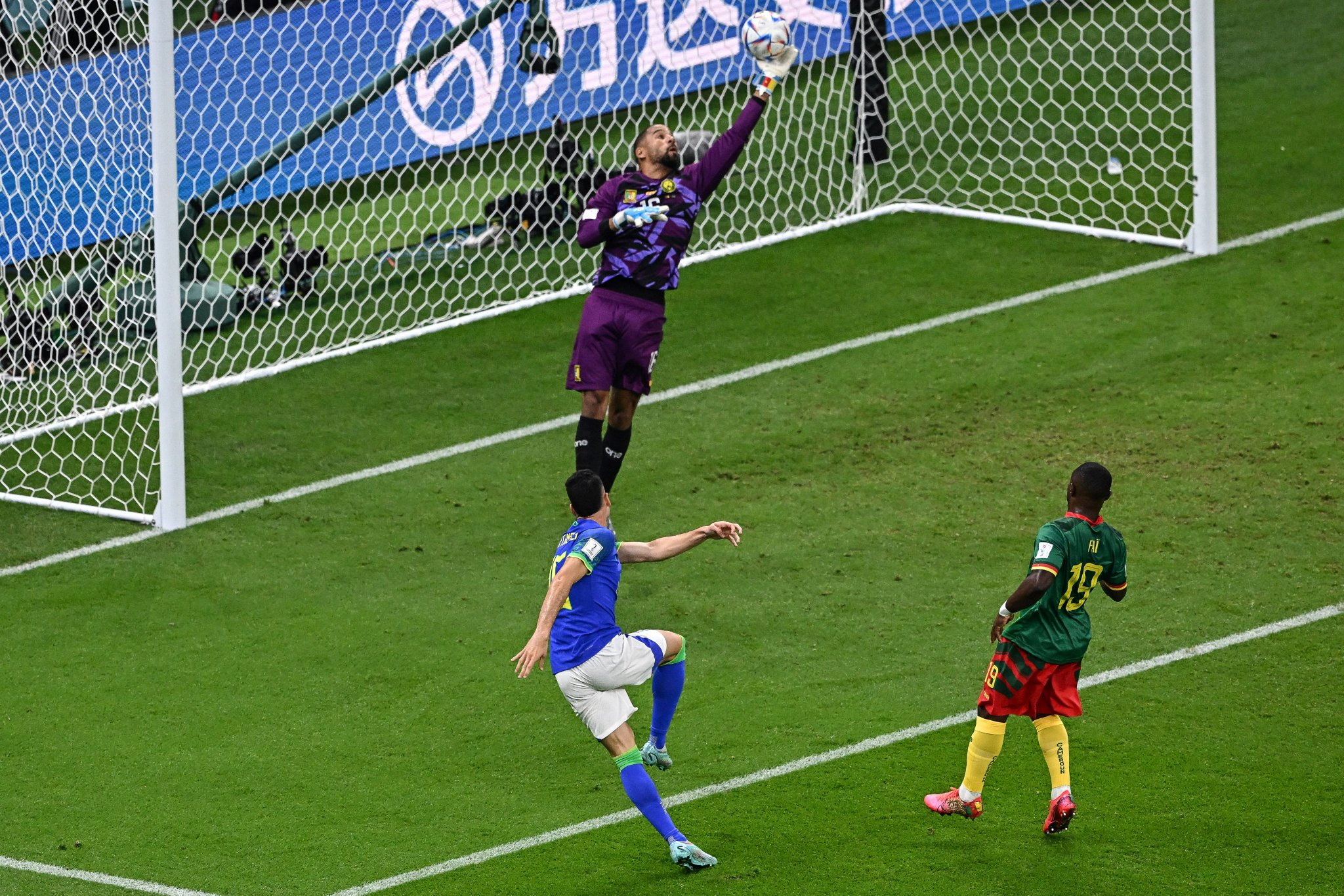 ‘He’s Going Home A Hero’ — Okocha Talks Up Cameroon Goalie After Win Over Brazil