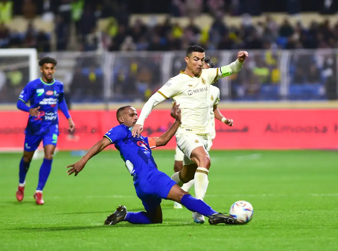 Ronaldo Scores First Ever Saudi Pro-League Goal In Al-Nassr, Al-Fateh Draw