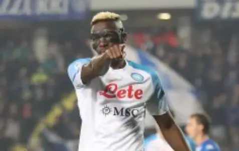 Napoli Vs Lazio: Osimhen Set To Equal Serie A Legendary Striker’s Goal Record